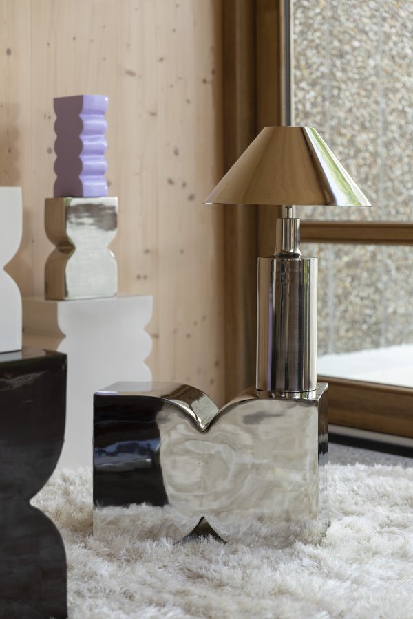 ZUIVER Cones krakk, rektangulr - blank slv aluminium (21x30)