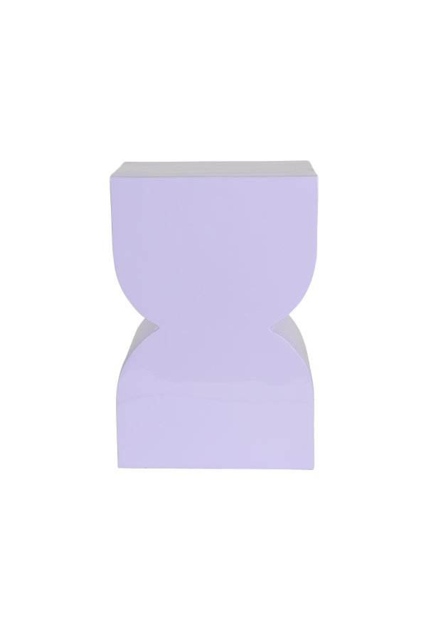 ZUIVER Cones krakk, rektangulr - blank lilla aluminium (21x30)