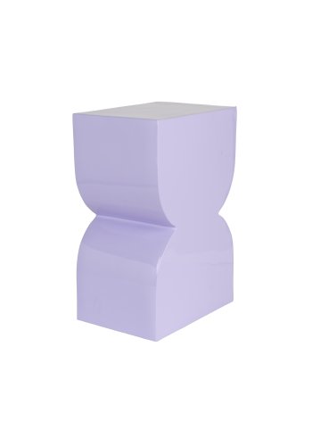 ZUIVER Cones krakk, rektangulr - blank lilla aluminium (21x30)