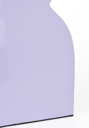 ZUIVER Cones krakk, rektangulr - blank lilla aluminium (21x30)