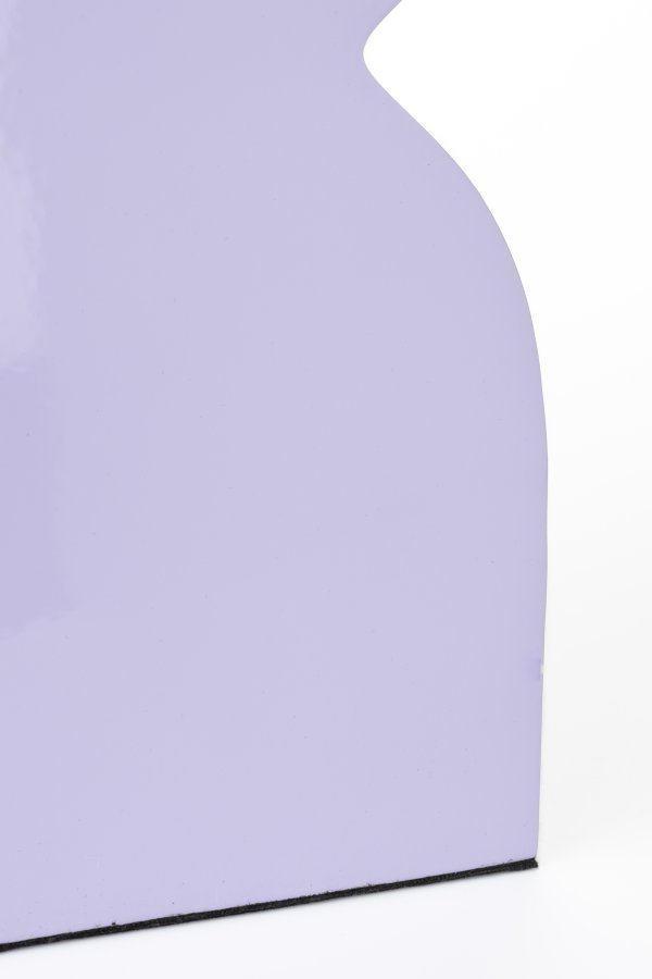 ZUIVER Cones krakk, rektangulr - blank lilla aluminium (21x30)