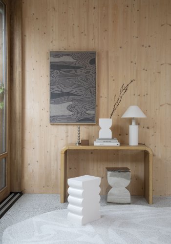 ZUIVER Cones krakk, rektangulr - blank lilla aluminium (21x30)