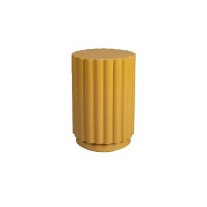 DUTCHBONE Camila taburet, rund - okker jern (32)