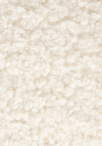 WHITE LABEL LIVING Noxx krakk - hvit polyester (42x42)