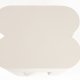 ZUIVER Shape krakk, firkantet - beige jern (40x40)