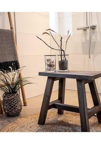 HOUSE NORDIC Barcelona Teak benk - resirkulert teak tre (50x25)