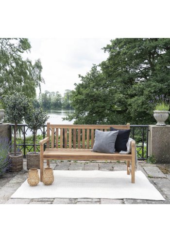 HOUSE NORDIC Cabo hagebenk, med rygg og armlener - naturlig teak