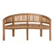 HOUSE NORDIC Boca Banana hagebenk, m. ryggsttte - naturlig teak (150x60)