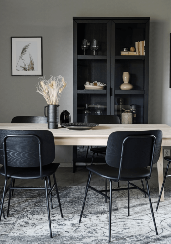 ROWICO Filippa spisebord - hvidolieret eg, m. udtrk (180x90) 