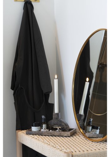 HOUSE NORDIC Abano benk - naturlig papirfletting og naturlig poppeltre (35x80)