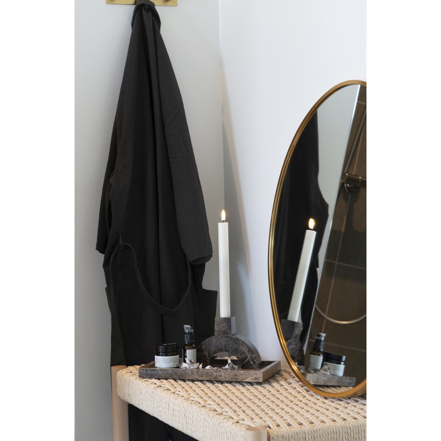 HOUSE NORDIC Abano benk - naturlig papirfletting og naturlig poppeltre (35x80)