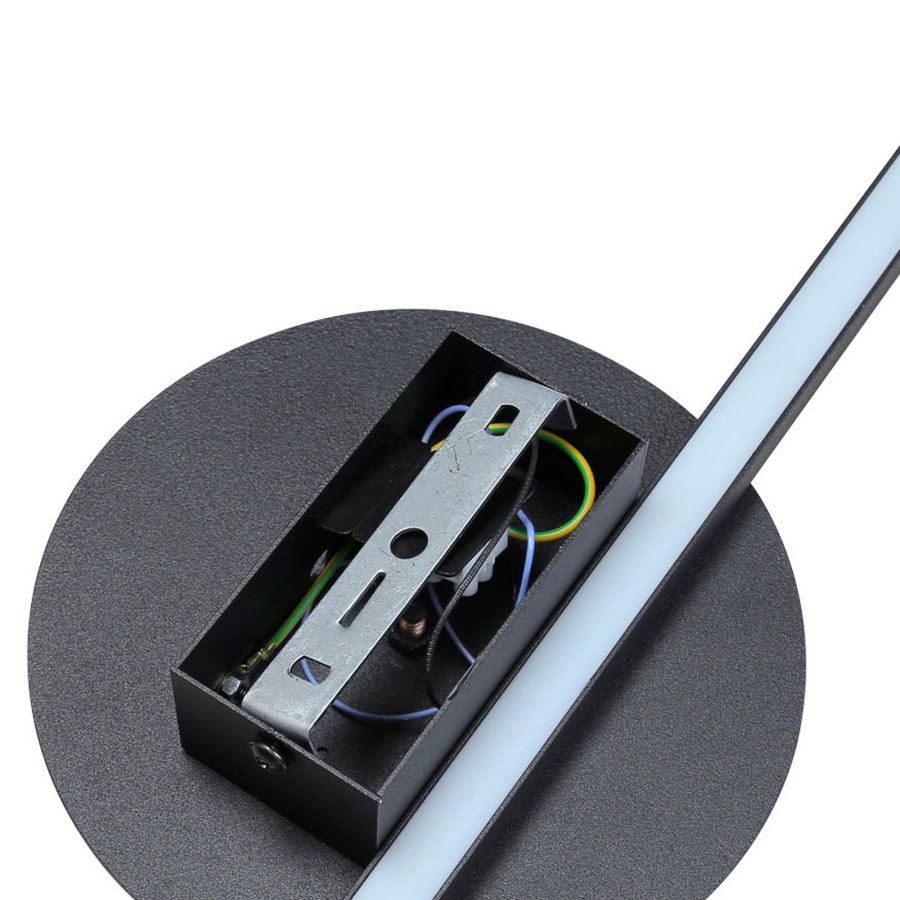 TK Java LED vglampe - sort metal