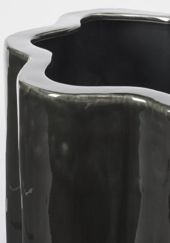 BROSTE COPENHAGEN Sonja Dose - dunkelgrüne Keramik