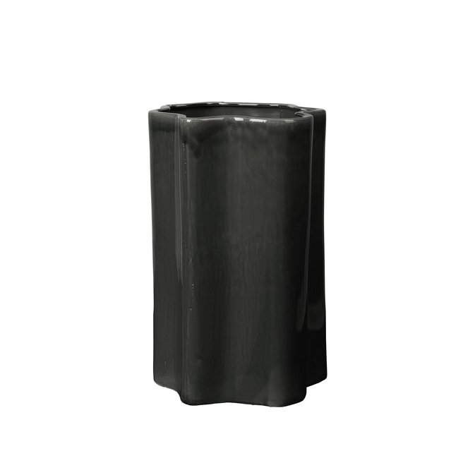 BROSTE COPENHAGEN Sonja Dose - dunkelgrüne Keramik