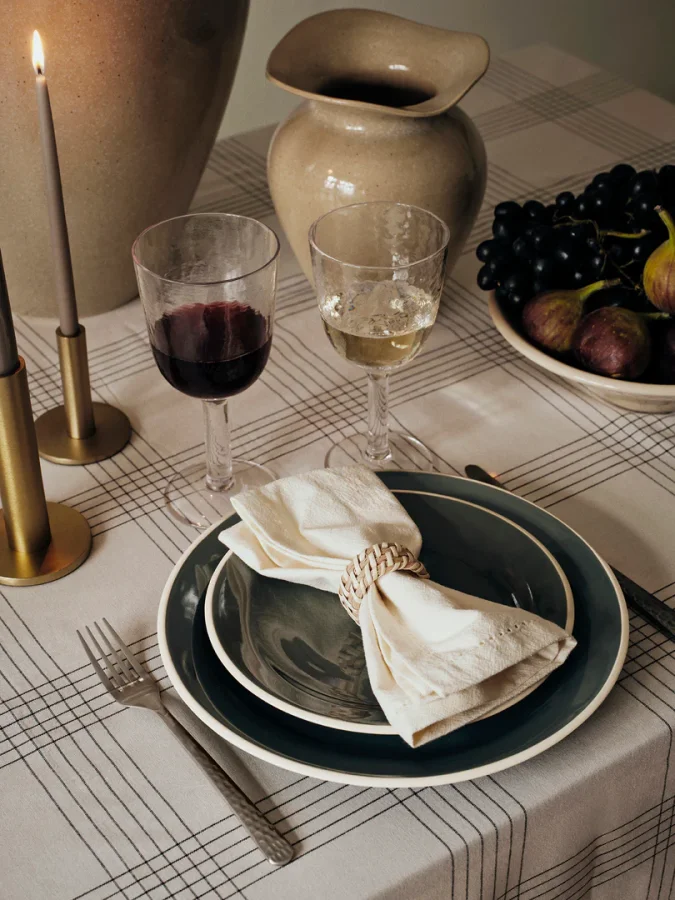 BROSTE COPENHAGEN Florentina Vase S – beiges Steinzeug (H:22,5)