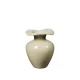 BROSTE COPENHAGEN Florentina Vase M – beiges Steinzeug (H:32)