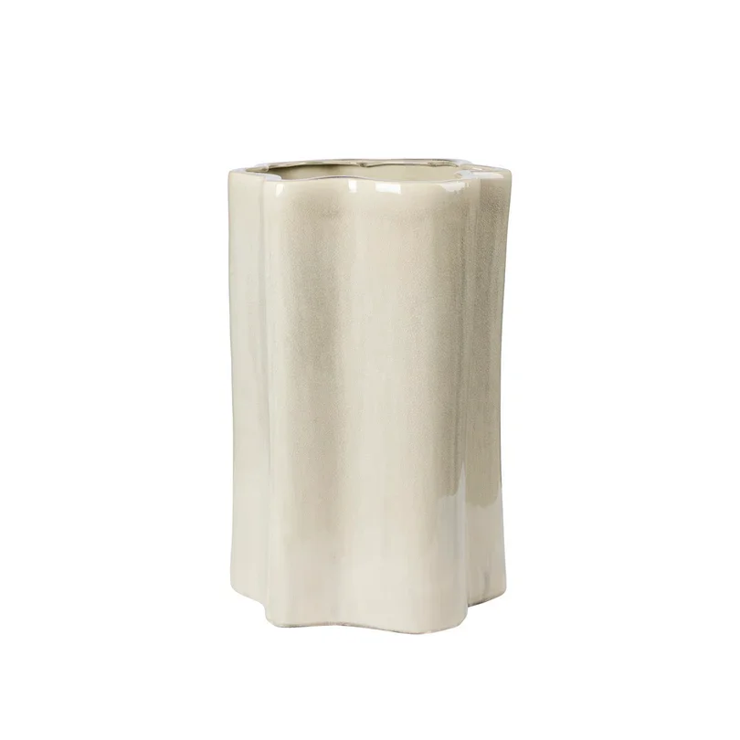 BROSTE COPENHAGEN Sonja-Gefäß – graue Keramik für Regentage (H: 55)