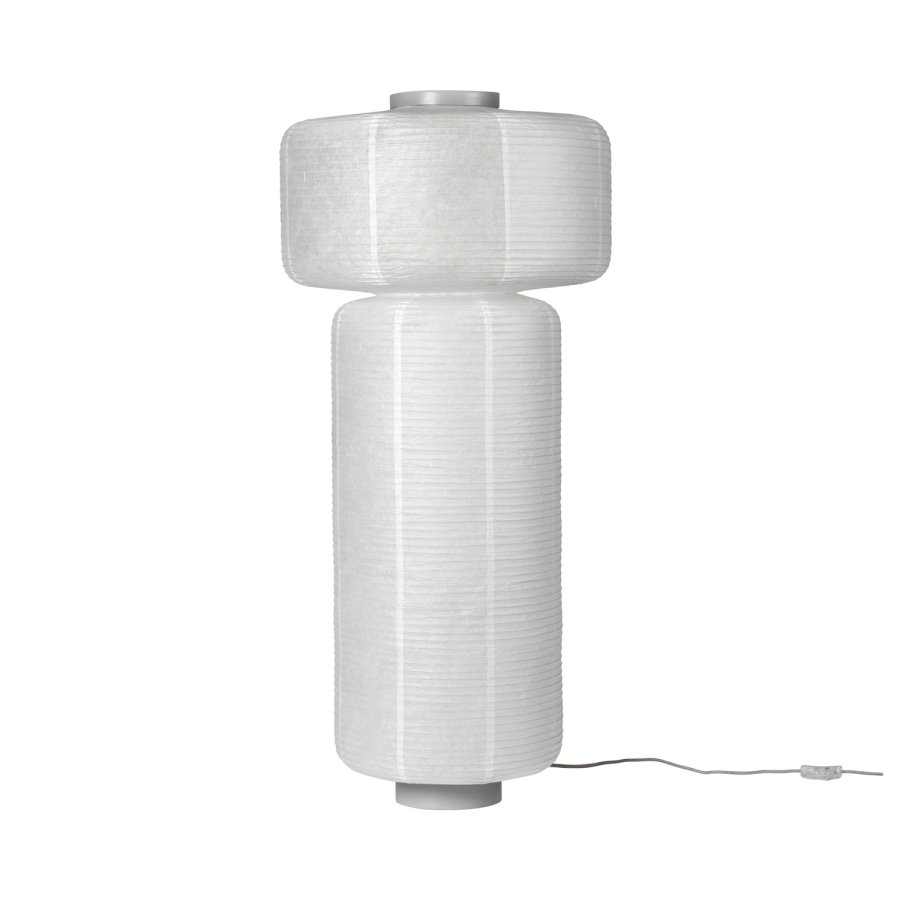 BROSTE COPENHAGEN William gulvlampe - hvitt rispapir