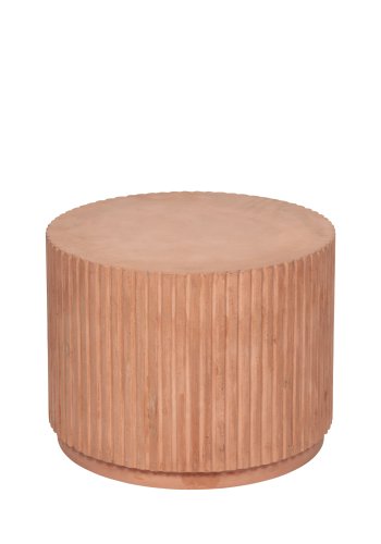 BROSTE COPENHAGEN runder Rillo Couchtisch – brauner Faserzement (56)