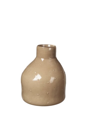 BROSTE COPENHAGEN Silas Vase, rund – helles Sandglas