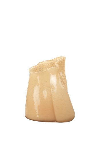 BROSTE COPENHAGEN Billie Vase – goldgelbes Glas