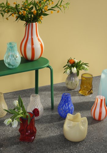 BROSTE COPENHAGEN Ellen vase - hst gullglass