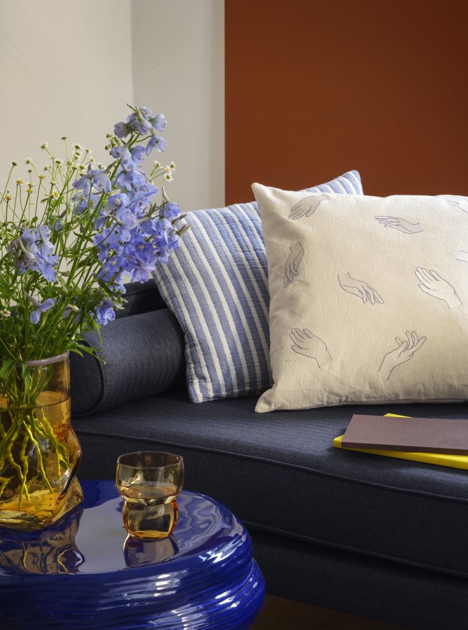 BROSTE COPENHAGEN Ellen vase - hst gullglass