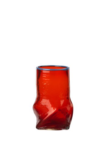 BROSTE COPENHAGEN Ellen vase - rdt glass