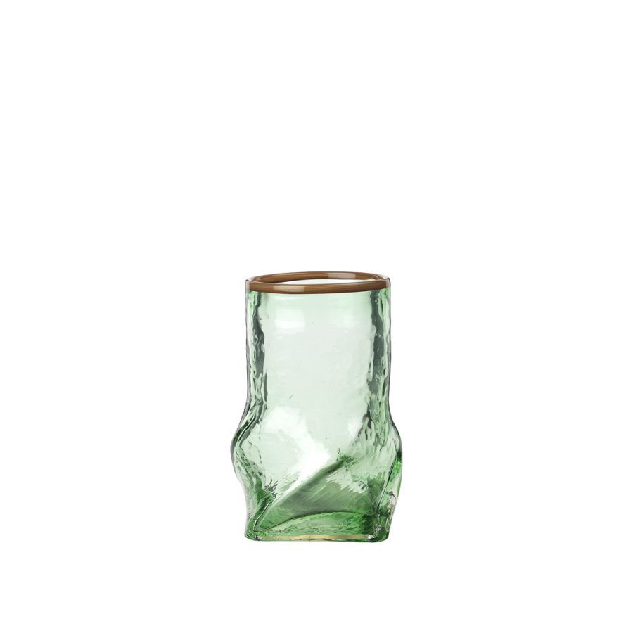 BROSTE COPENHAGEN Ellen vase - grnt glass