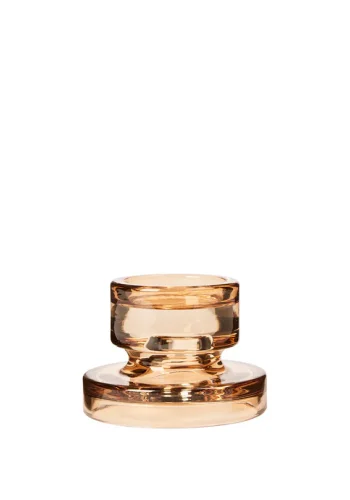 BROSTE COPENHAGEN Petra Kerzenhalter – indisch-braunes Glas (H:8)