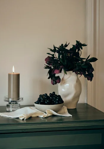 BROSTE COPENHAGEN Petra Kerzenständer – Klarglas (H:8)