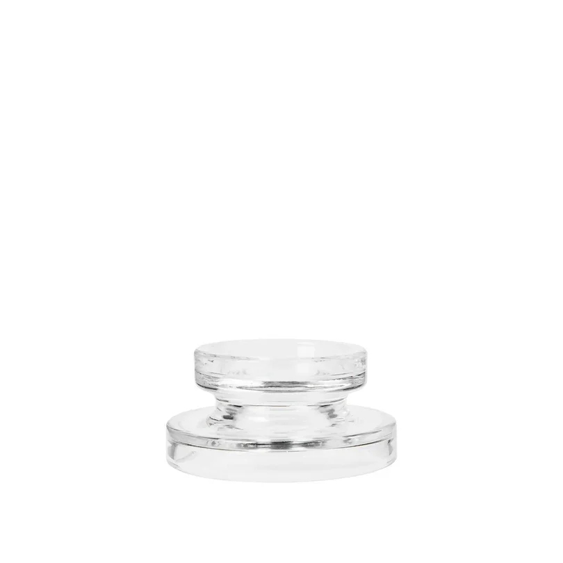 BROSTE COPENHAGEN Petra Kerzenständer – Klarglas (H:6,5)