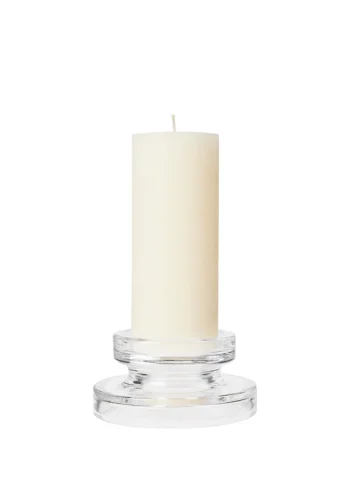 BROSTE COPENHAGEN Petra Kerzenständer – Klarglas (H:6,5)