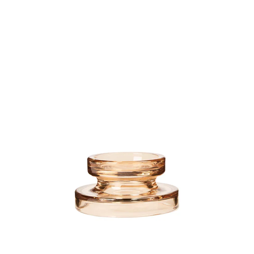 BROSTE COPENHAGEN Petra Kerzenhalter – indisch-braunes Glas (H:6,5)