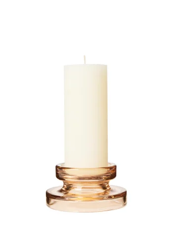 BROSTE COPENHAGEN Petra Kerzenhalter – indisch-braunes Glas (H:6,5)