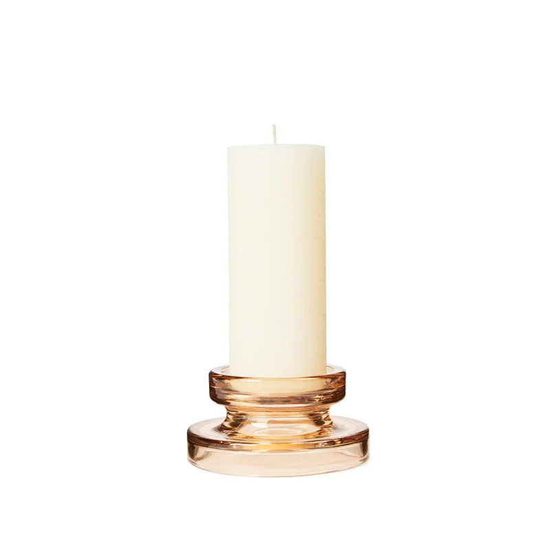 BROSTE COPENHAGEN Petra Kerzenhalter – indisch-braunes Glas (H:6,5)