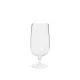 BROSTE COPENHAGEN Bubble Bierglas – klares Glas mit Blasen (H:18,5)