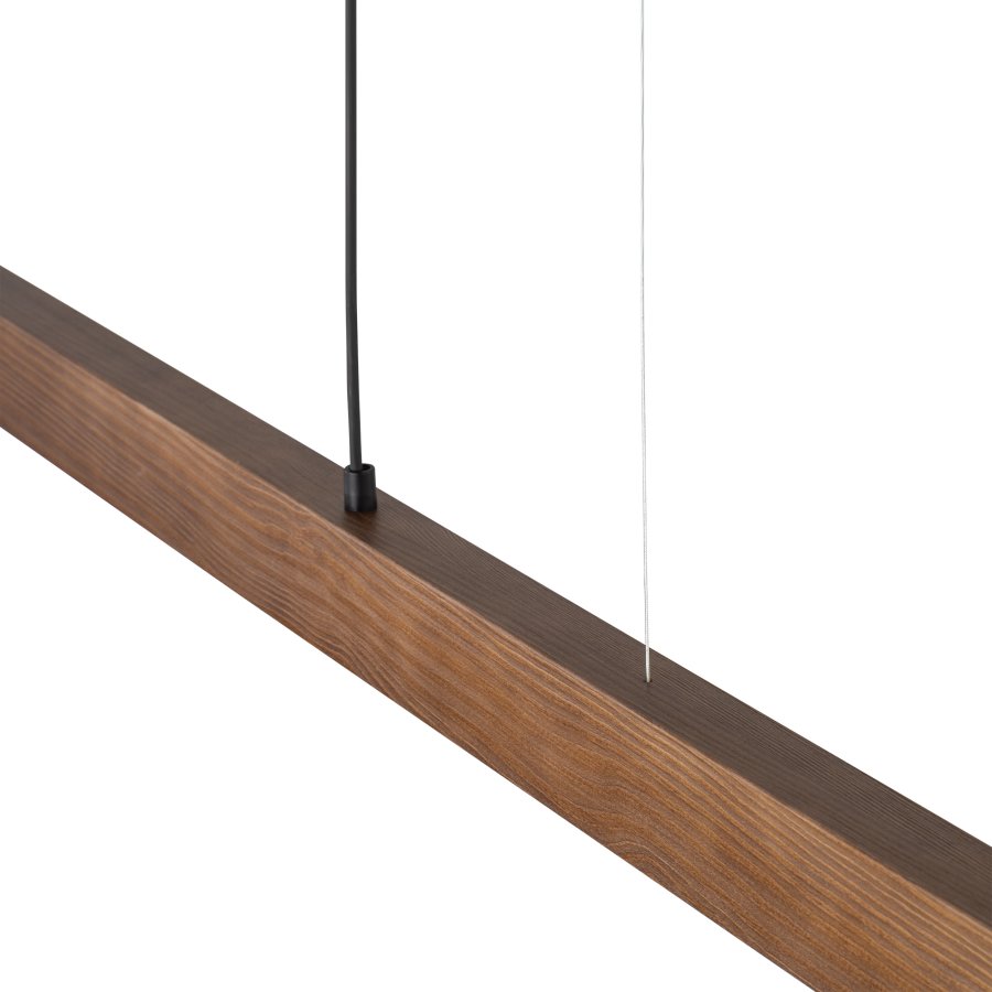 TK Teo LED taklampe 1260 - valnttfarget tre og sort metall