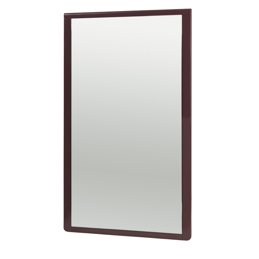 BROSTE COPENHAGEN Tenna Wandspiegel – Spiegelglas und MDF in Puce-Aubergine (78 x 46)