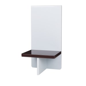 BROSTE COPENHAGEN Tenna vegghylle - aubergine og lysebl MDF (52x20)