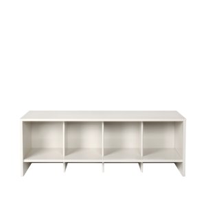 BROSTE COPENHAGEN Tenna bnk, m. 4 rum - rainy day gr MDF (140x38)