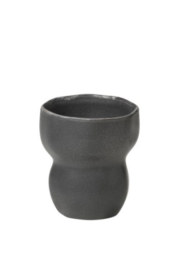 BROSTE COPENHAGEN Limfjord Becher, Bio – matt dunkelgraues Steinzeug (8,2)