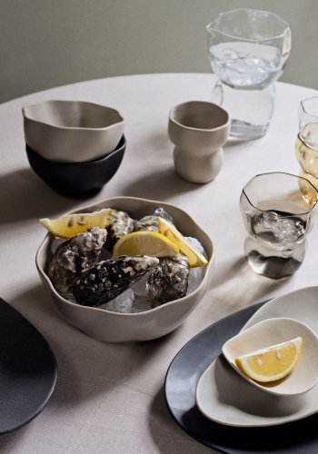 BROSTE COPENHAGEN Limfjord Schale, Bio – matt dunkelgraues Steinzeug (14)