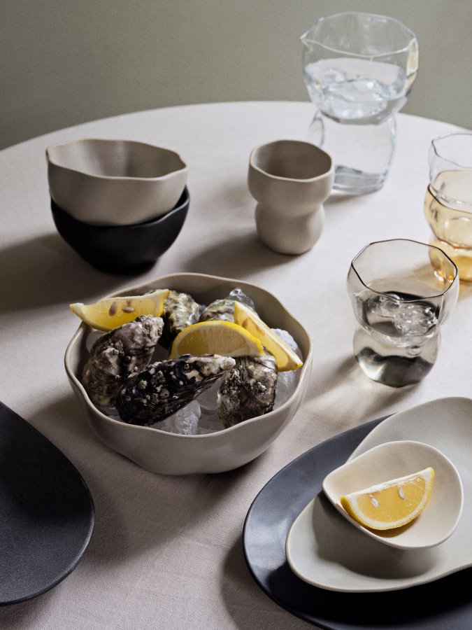 BROSTE COPENHAGEN Limfjord Schale, Bio – matt dunkelgraues Steinzeug (14)