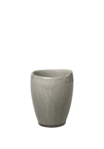 BROSTE COPENHAGEN Nordic Rain Becher – graues Steingut (8)