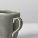 BROSTE COPENHAGEN Nordic Rain Mega-Becher mit Henkel – graues Steingut (H: 11,5)