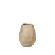 BROSTE COPENHAGEN Bio-Vase – Steingut in Taupe und warmem Grau