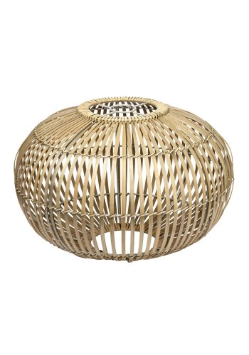 BROSTE COPENHAGEN Zep lampeskjerm, rund - naturlig bambus (38)