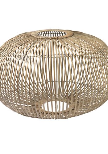 BROSTE COPENHAGEN Zep lampeskjerm for oppheng - naturlig bambus, rund (68)