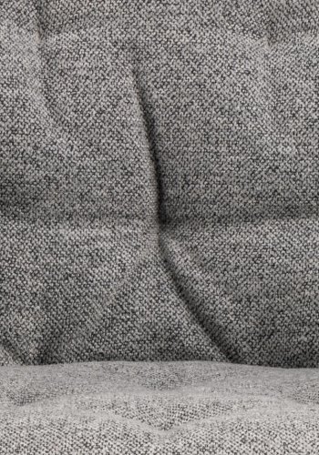 ACT NORDIC Brooke spisebordsstol, m armlener, svingfunksjon, sm - grtt stoff og sort stl